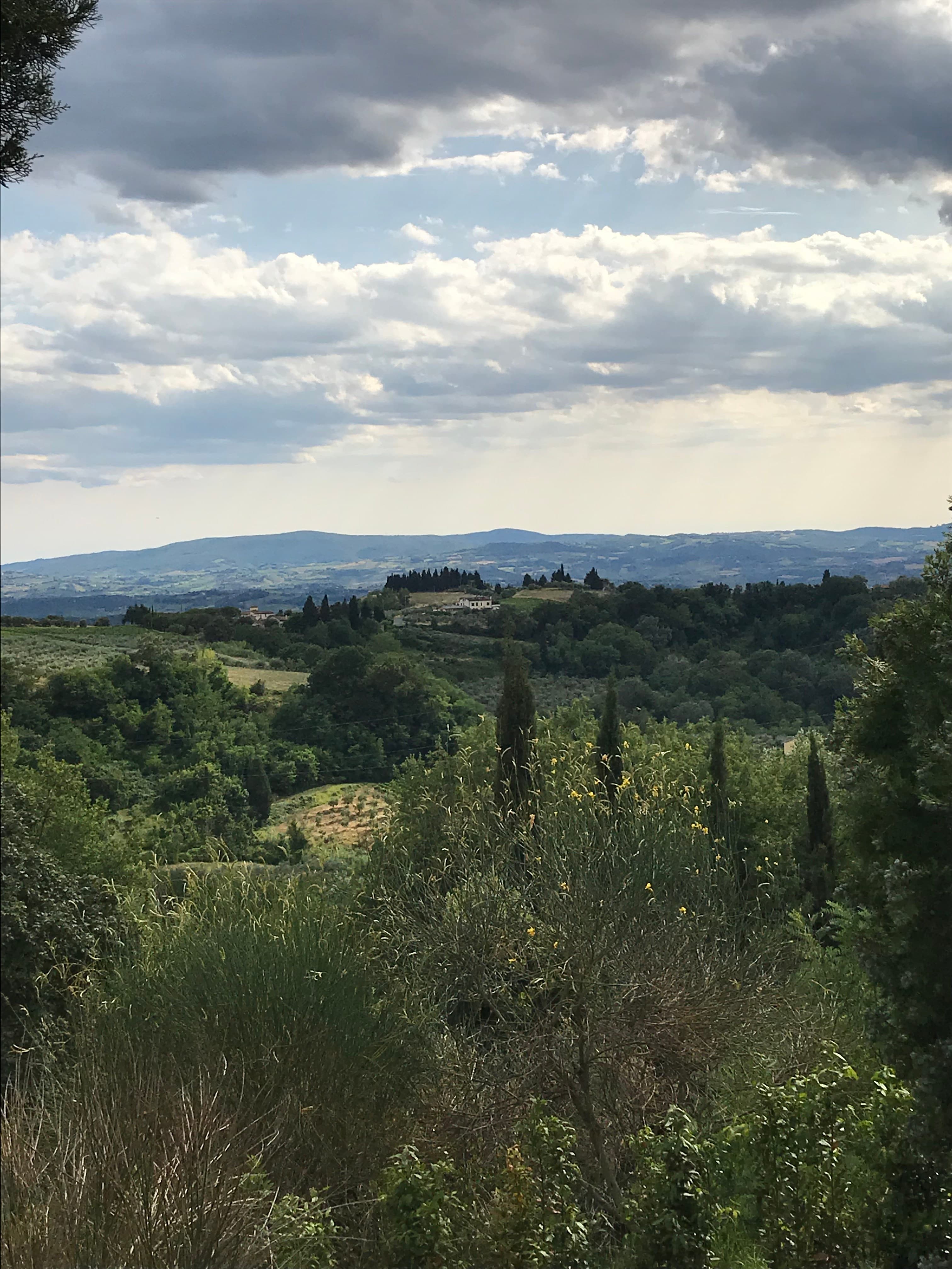 Die Landschaft der Toskana