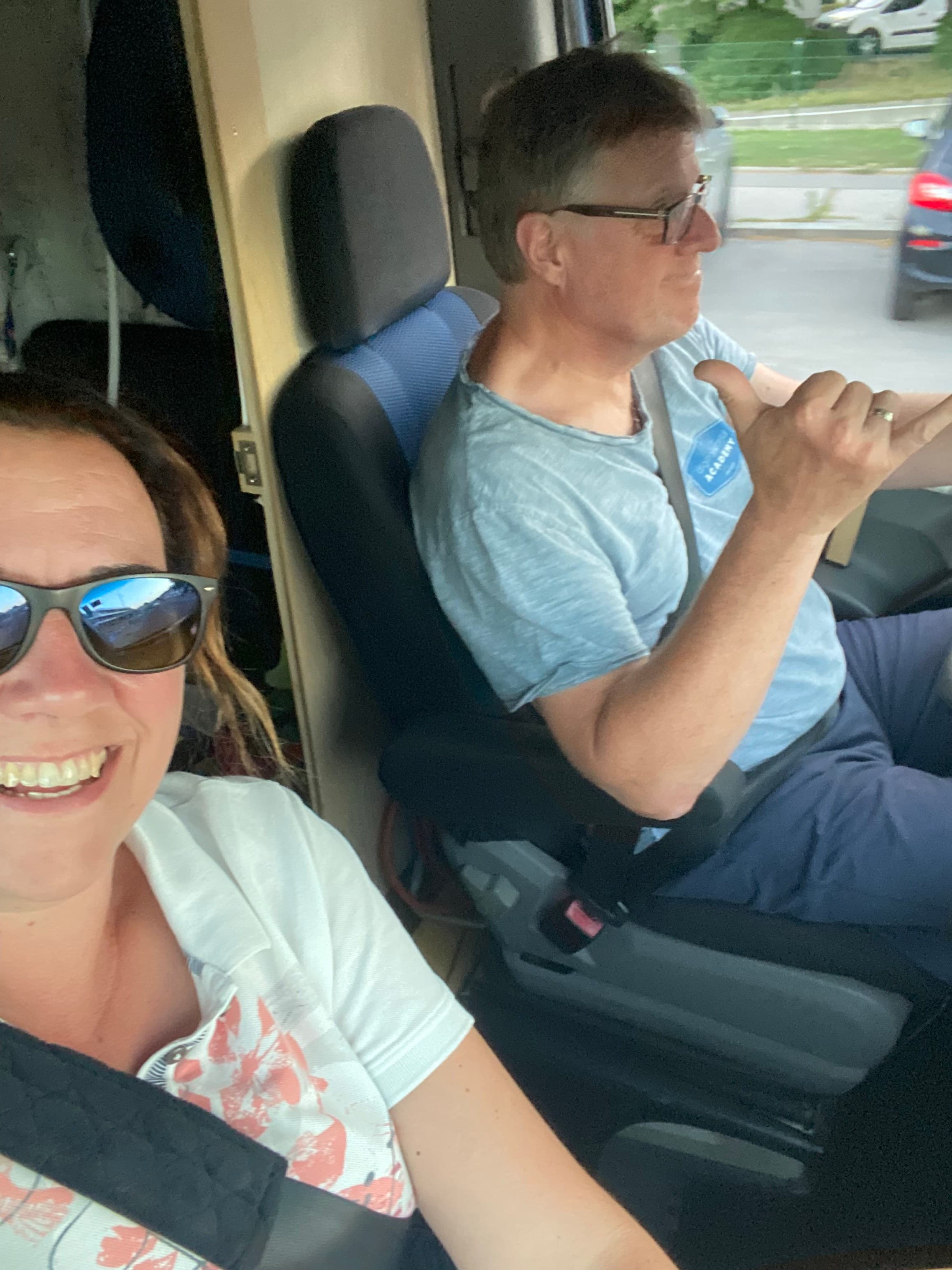 Noch in Österreich aber schon auf Urlaub