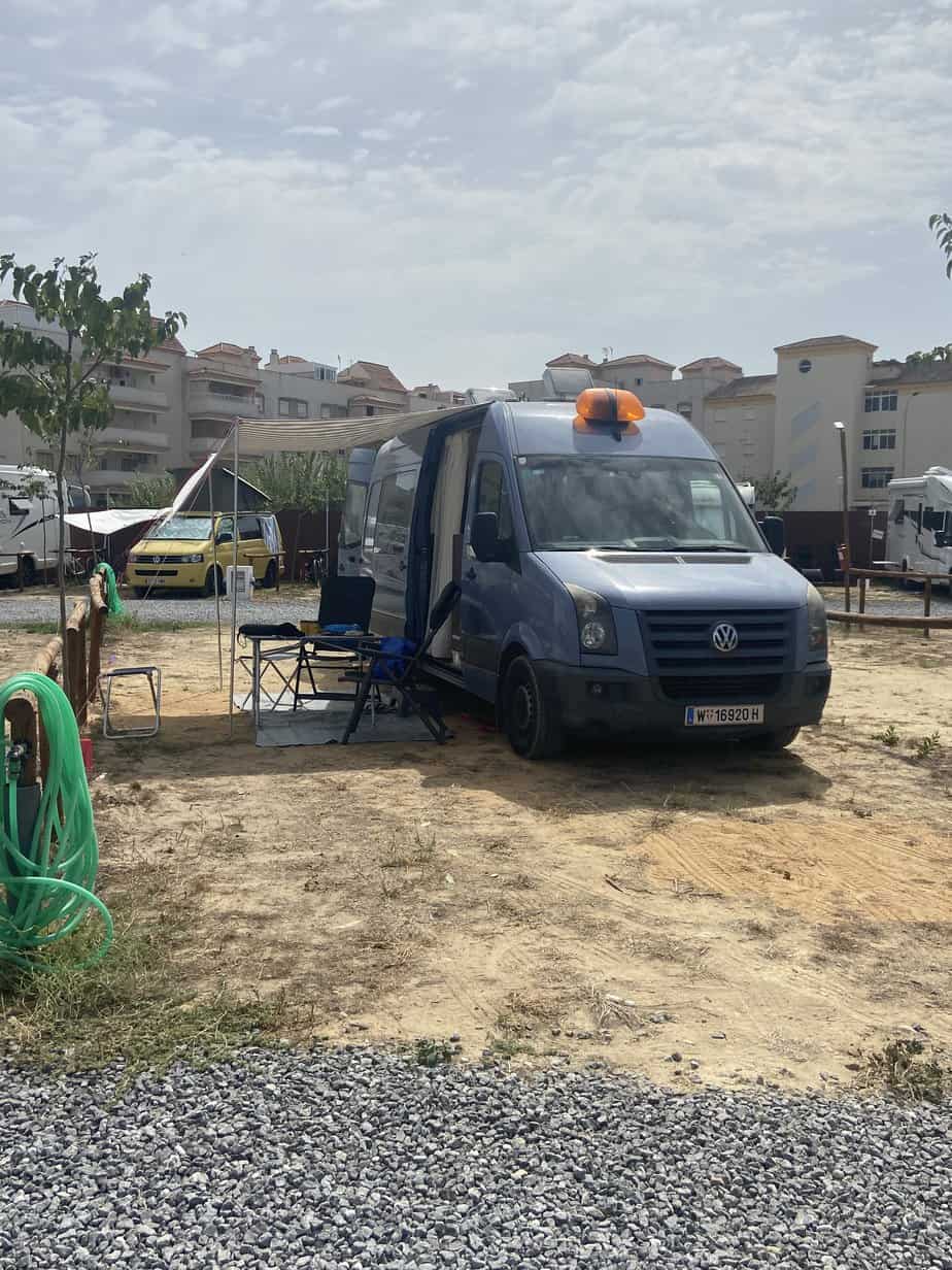 Endlich ein voller Campingplatz