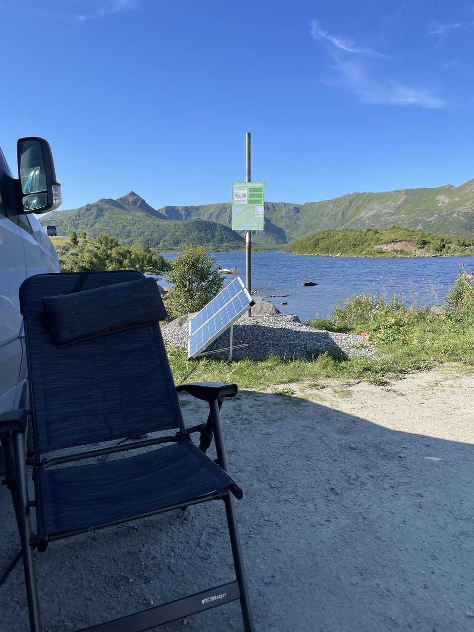 Nahe am Paradies mit der Seele baumeln